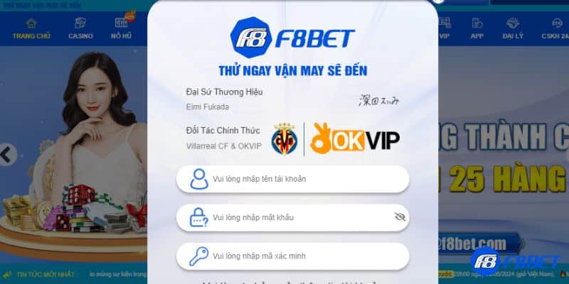 Hướng dẫn tân thủ chi tiết các bước đăng nhập F8bet