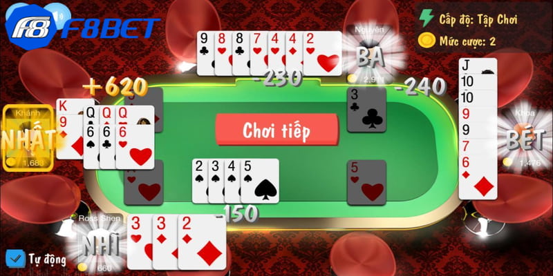 Kinh nghiệm trong các kiểu ù trong bài phỏm