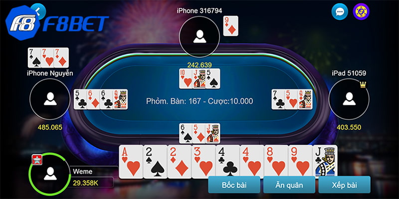 Cách đánh bài phỏm thắng lớn